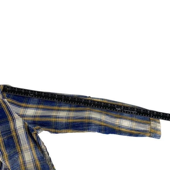 Soft Surroundings Blue and Yellow Plaid Tunic - Picture 13 of 16